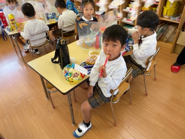 大曲大谷幼稚園さんからいただいたじゃがいも食べたよ！