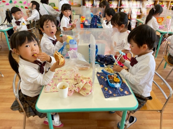 大曲大谷幼稚園さんからいただいたじゃがいも食べたよ！