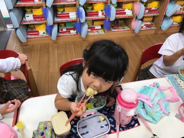 大曲大谷幼稚園さんからいただいたじゃがいも食べました！