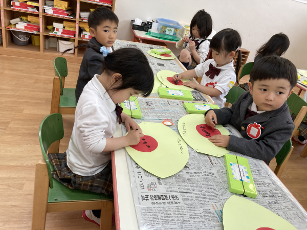 本日の年少組さんの様子