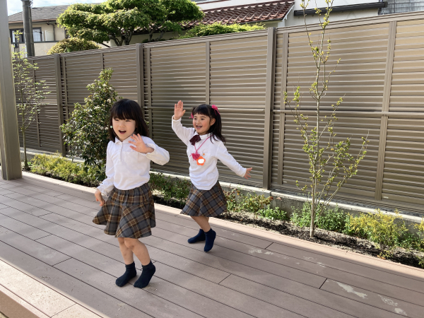 おひさまキッズ お外遊びしたよ