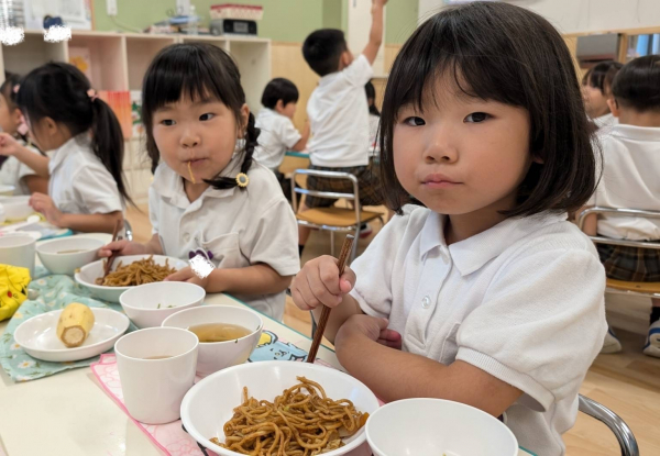 年中組でクッキング体験
