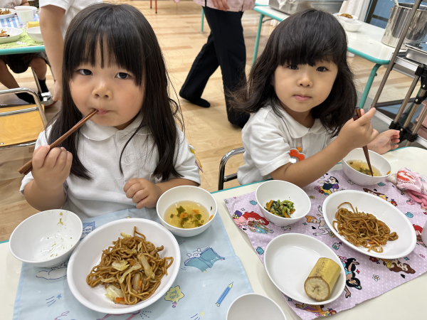 年中組でクッキング体験