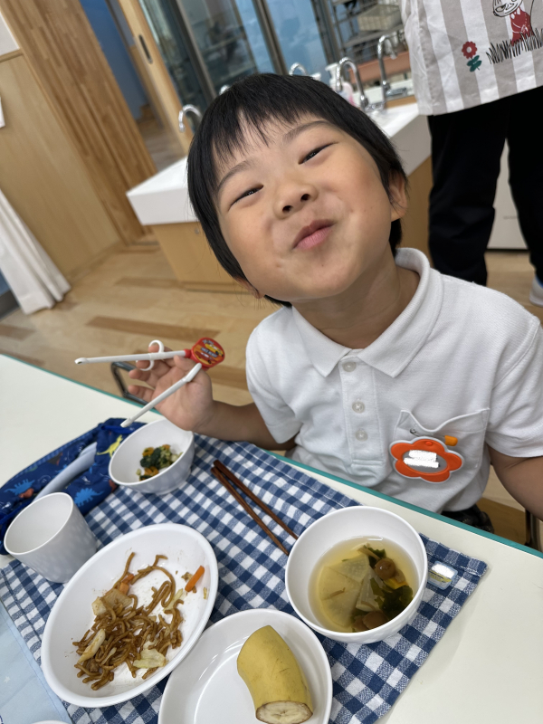 年中組でクッキング体験