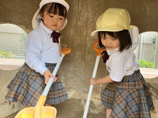 園庭あそびが気持ちの良い時期になりました！