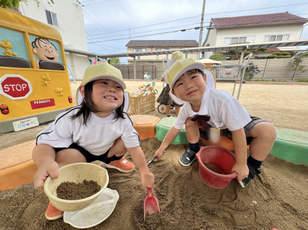 園庭あそびが気持ちの良い時期になりました！