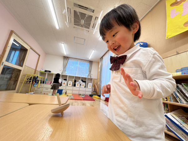 できた！の笑顔