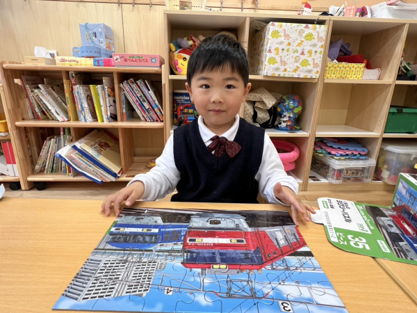 できた！の笑顔