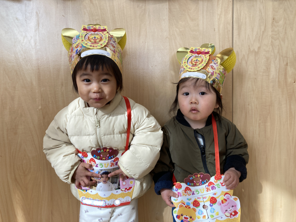 １月のお誕生日会がありました！