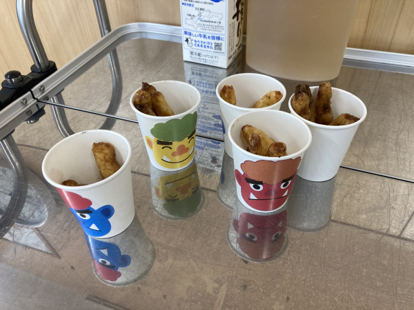 おひさまキッズ　節分のお菓子食べたよ！