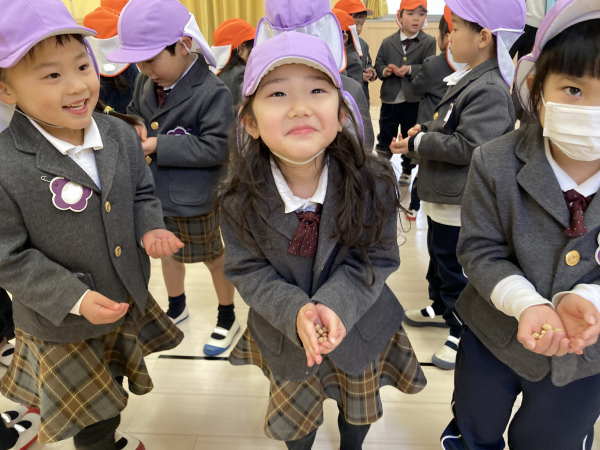 豆まきをしました！