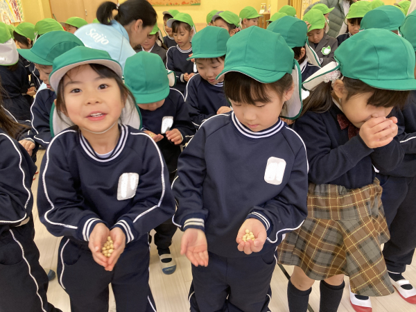 豆まきをしました！